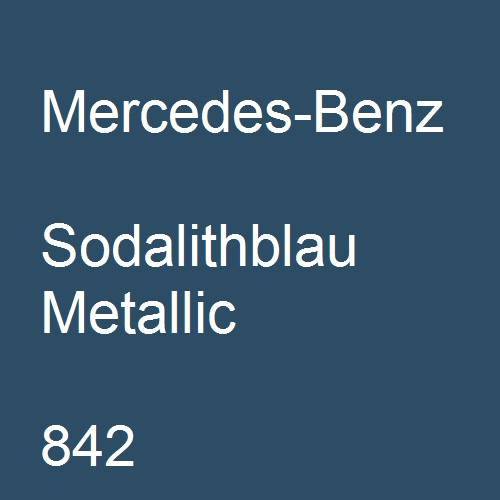 Mercedes-Benz, Sodalithblau Metallic, 842.